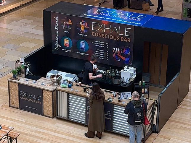Exhale Pop Up Bar